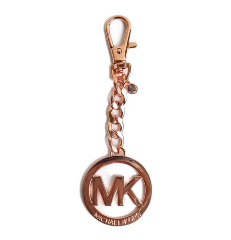 michael kors keychain rose gold